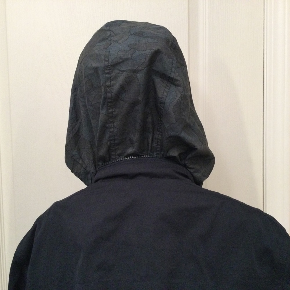 Mavi Blue Outer Wear Hooded Long Zip Jacket S - Picture 7 of 15
